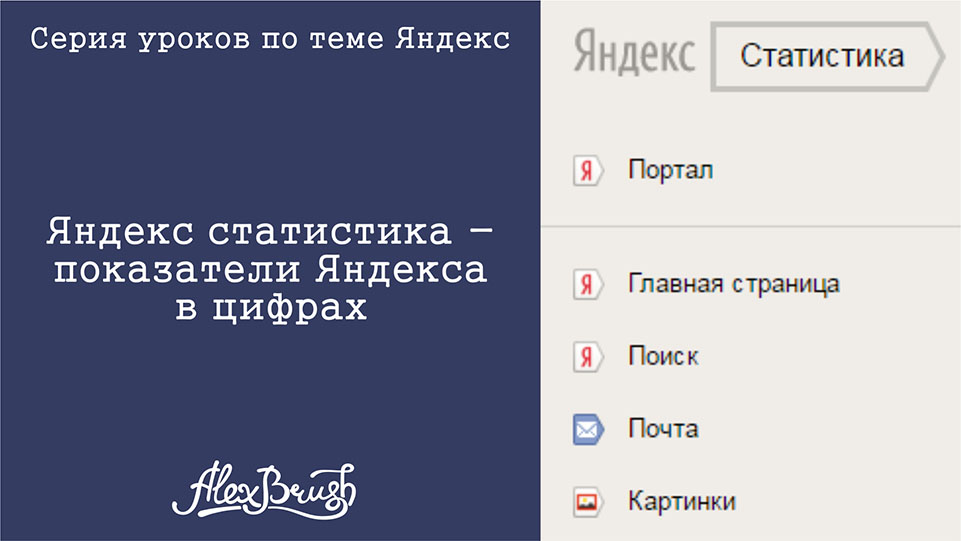 Яндекс статистика. Показатели сервисов Яндекс